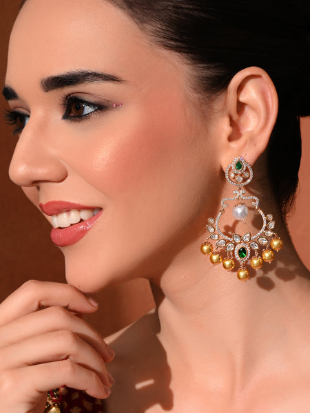 Premium Green Statement Danglers