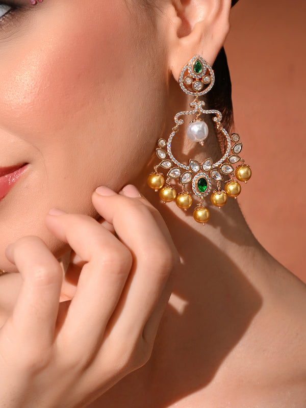 Premium Green Statement Danglers