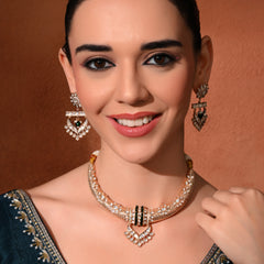 Green Hasli Style Necklace Set