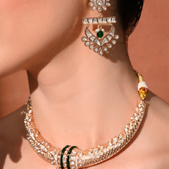 Green Hasli Style Necklace Set