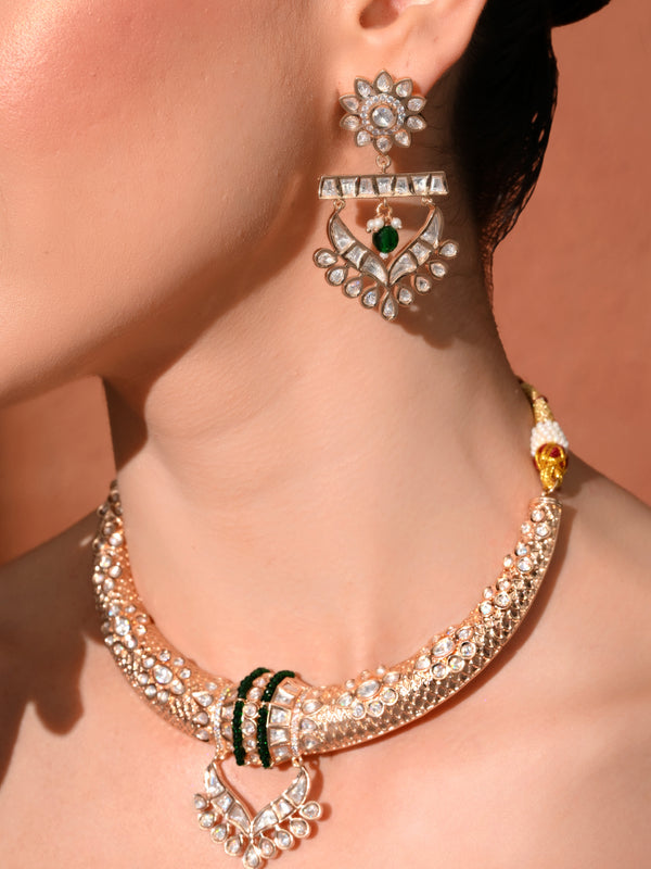 Green Hasli Style Necklace Set