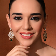 Green Designer Danglers