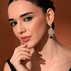 Green Designer Danglers