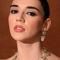Multi Kundan Polki Classic Necklace Set