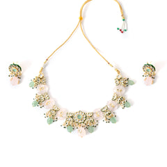 Multi Kundan Polki Classic Necklace Set