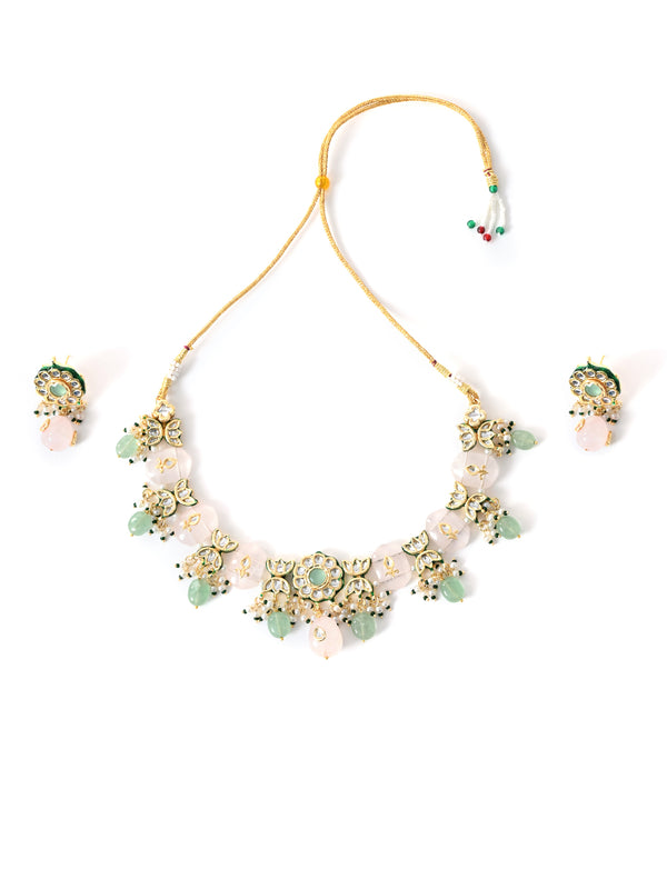 Multi Kundan Polki Classic Necklace Set