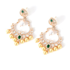 Premium Green Statement Danglers