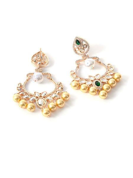 Premium Green Statement Danglers