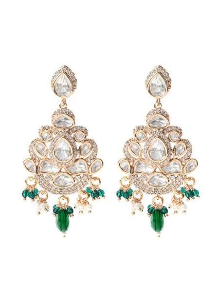 Green Designer Danglers