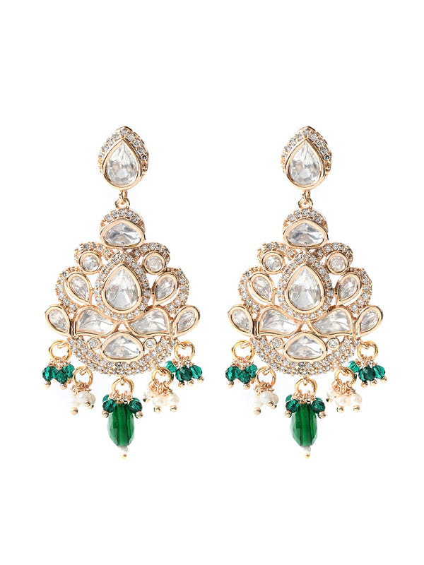 Green Designer Danglers