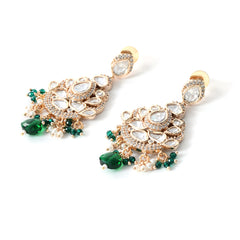 Green Designer Danglers