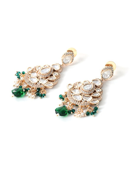 Green Designer Danglers