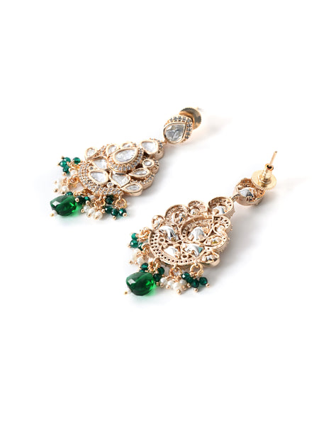 Green Designer Danglers
