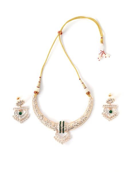 Green Hasli Style Necklace Set