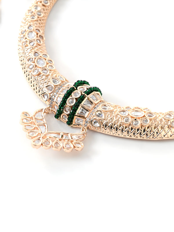 Green Hasli Style Necklace Set