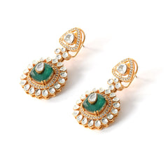 Premium Green Wedding Necklace Set
