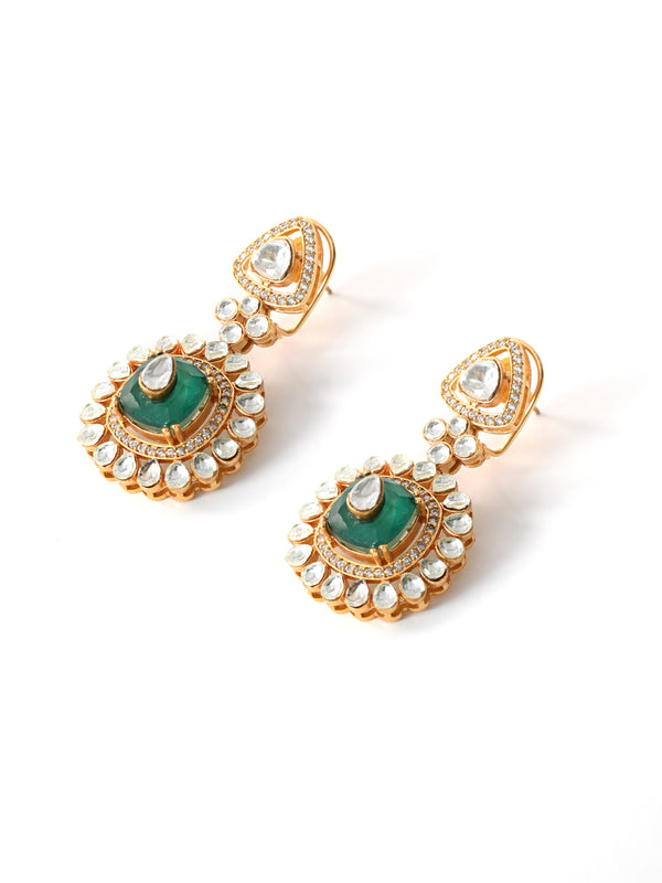 Premium Green Wedding Necklace Set