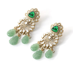 Green Kundan Classic Choker Set
