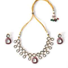 Multi Kundan Traditional Necklace Set