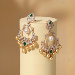 Premium Green Statement Danglers