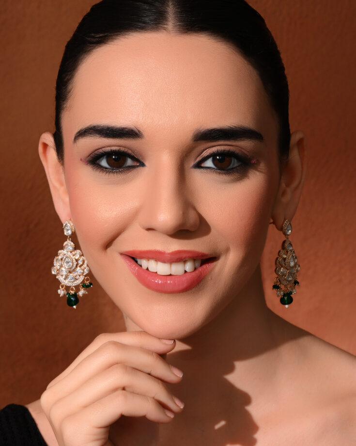 Green Designer Danglers