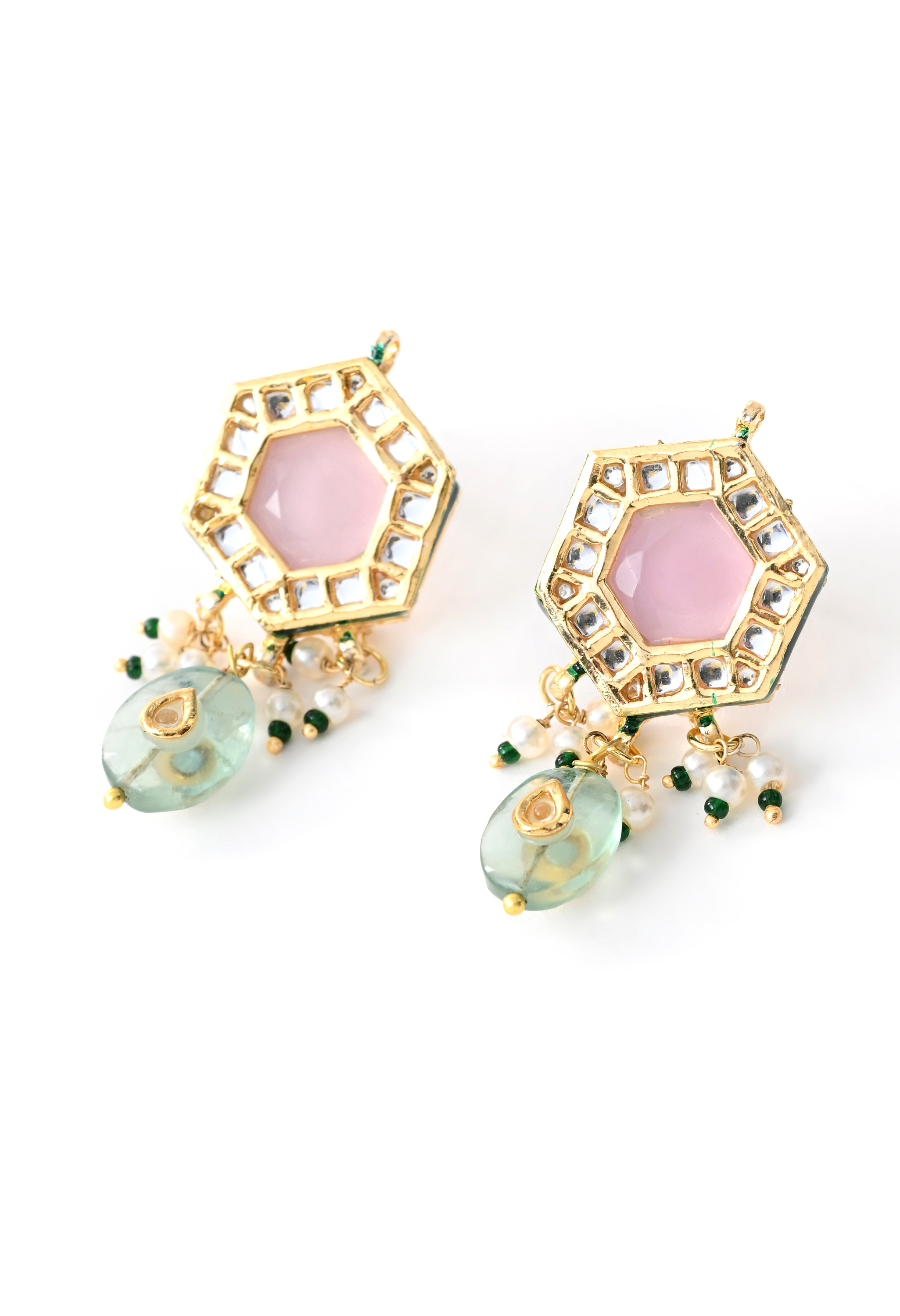 Multi-Color Kundan Polki Ethnic Choker Set